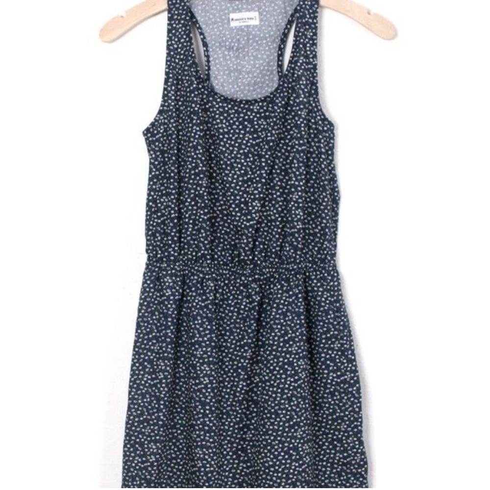 Bridge & Burn Fleer Dress Navy Floral Women's Size L